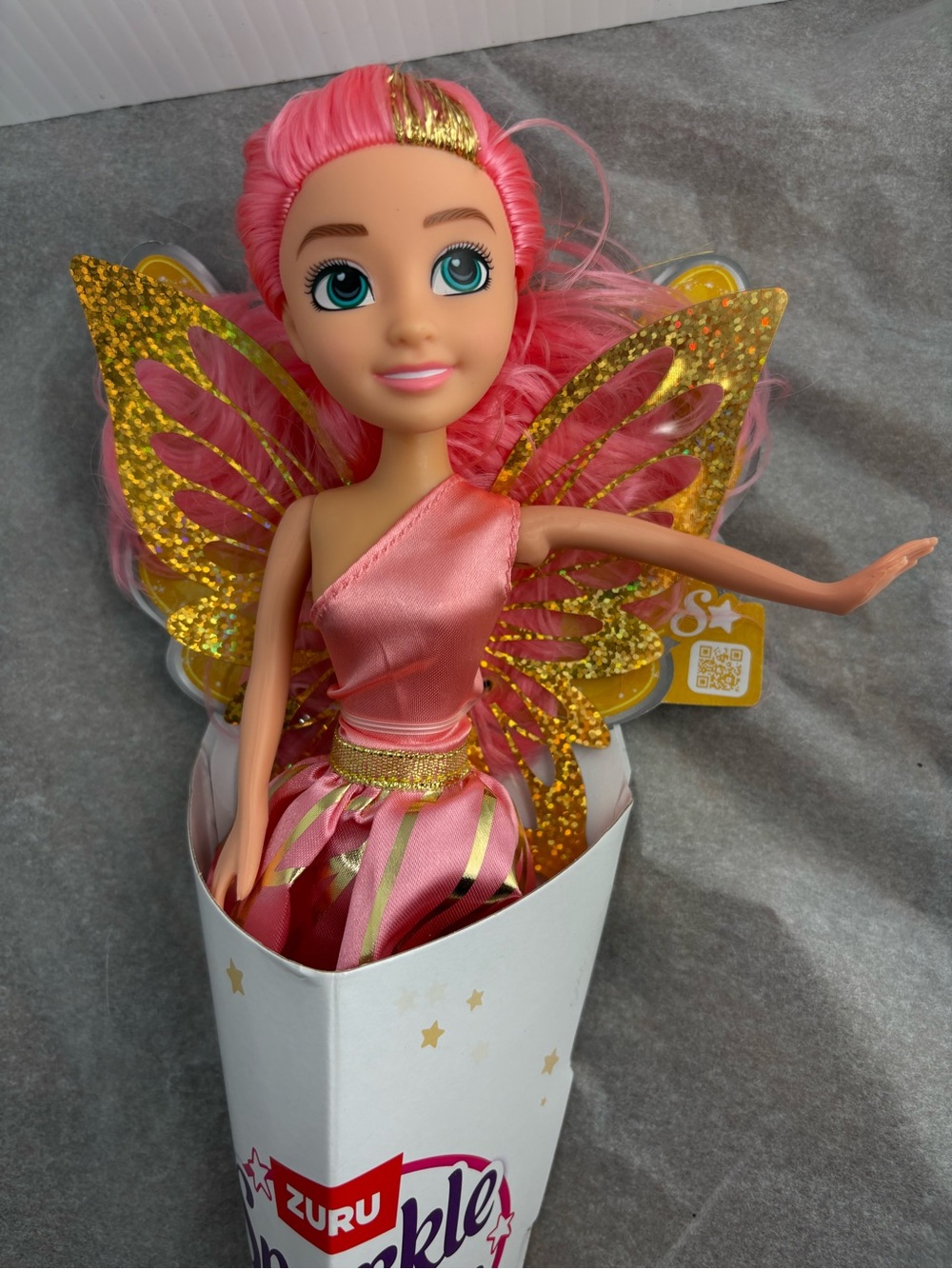 ZURU Sparkle Girlz Fairy Cone Doll New in Packaging